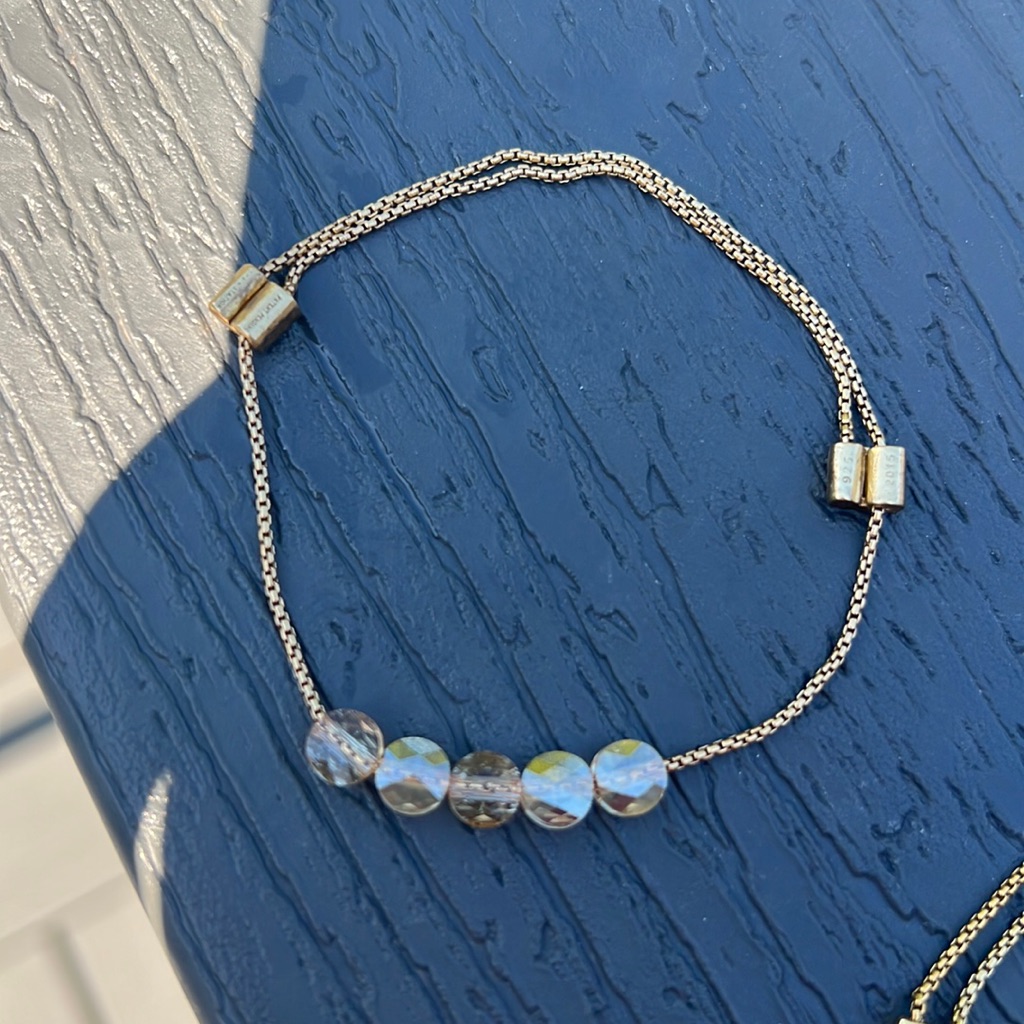 Alex And Ani Adjustable Bracelet Sparkly Champagne